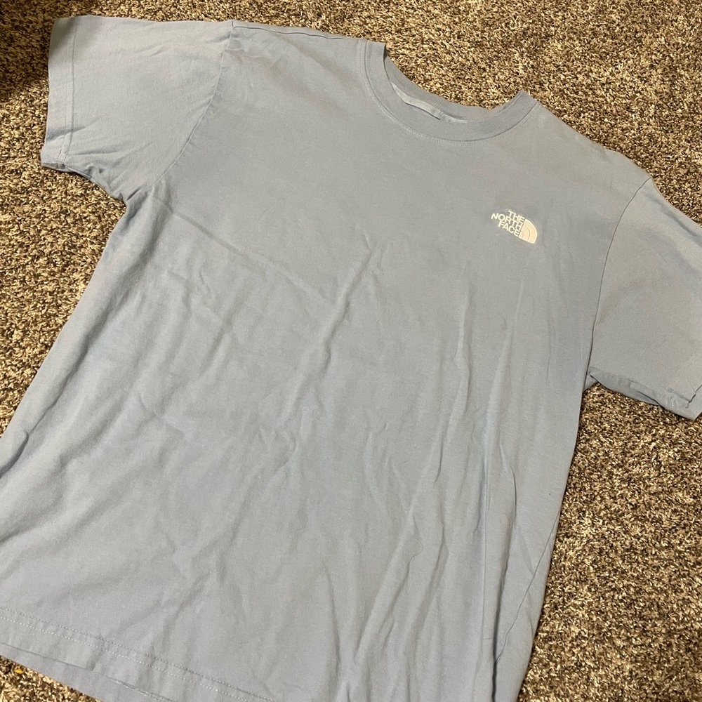 The North Face Men's Light Blue Short Sleeve Tee